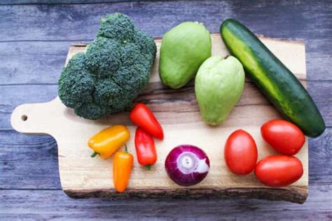 Chayote Salad With Broccoli And Cucumber Delicious For Dinnertime