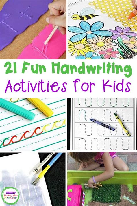 21 Fun Handwriting Activities for Kids in 2022 | Handwriting activities ...