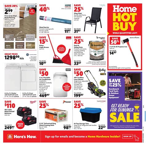 Home Hardware Building Centre Atlantic Flyer May 30 To June 5