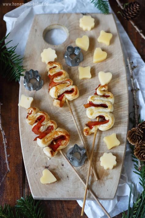 Rezept Schinken Bl Tterteig Tannenb Ume Weihnachtliches Fingerfood