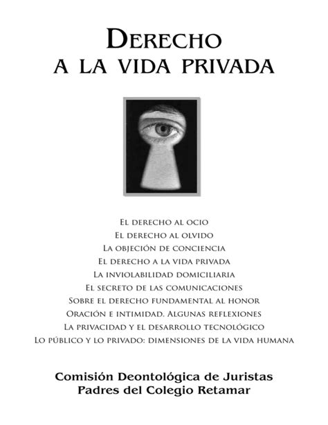 Derecho A La Vida Privada