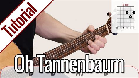 Oh Tannenbaum Weihnachtslied Gitarren Tutorial Deutsch Youtube