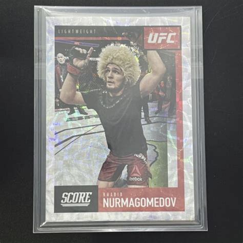 Ufc Panini Chronicles Score Khabib Nurmagomedov Asia Prizm Ebay