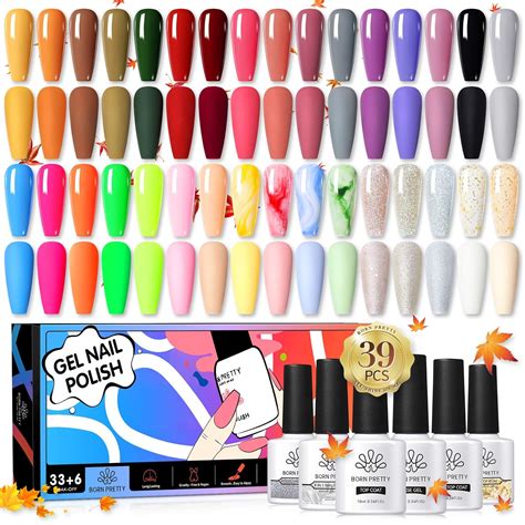 Born Pretty Uv Nagellack Pastell Nude Rot Wei Neon Shellac Set Pcs