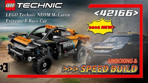 LEGO Technic NEOM McLaren Extreme E Team 42166 Unboxing Speed Build