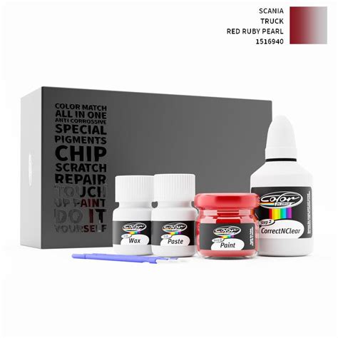 Scania Truck Red Ruby Pearl Touch Up Paint Kit Scania Touch