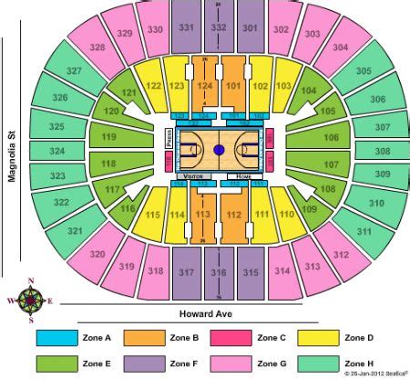 Smoothie King Center Tickets and Smoothie King Center Seating Chart ...