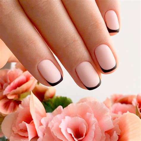 Fantastic Black French Manicure to Try | NailDesignsJournal