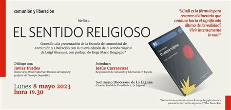 Presentación de la nueva edición del libro El sentido religioso