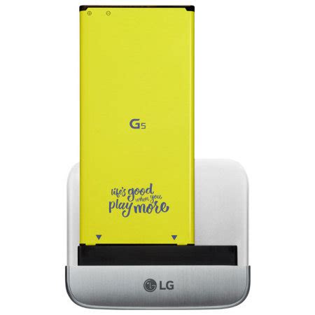 Official LG G5 Cam Plus Camera Expansion Module - Silver