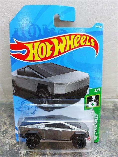 Tesla Cybertruck Hot Wheels Hw Green Speed Series On Carousell