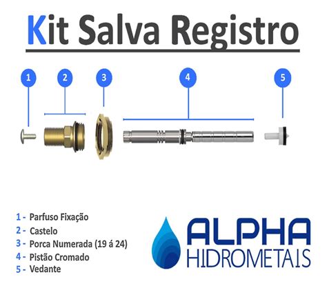 Kit Reparo Salva Registro Press O Chuveiro X Universal C Mercadolivre