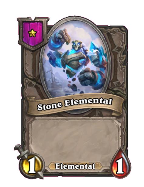 Battlegroundsstone Elemental Hearthstone Wiki