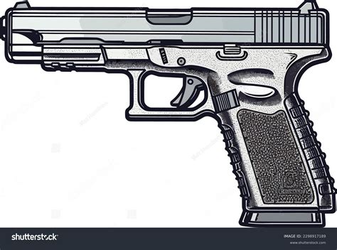 Glock Handgun Vector