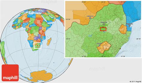 Political Location Map of Balfour