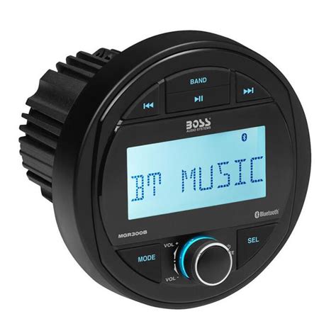 Boss Audio Marine Gauge Digital Media Am Fm Receiver Mgr B