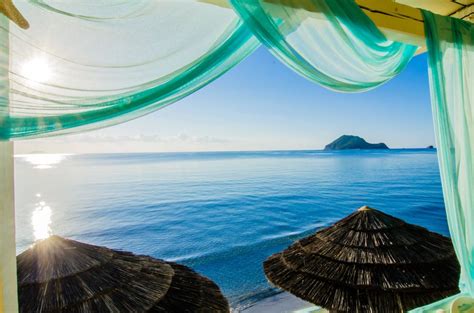 View From Hotel Taverna A Porto Koukla Beach Agios Sostis