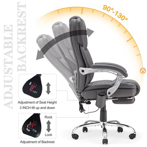 Executive Office Chair, Ergonomic Desk Chair Big and Tall Massage and