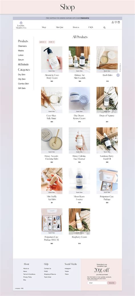 Retail Website Design :: Behance