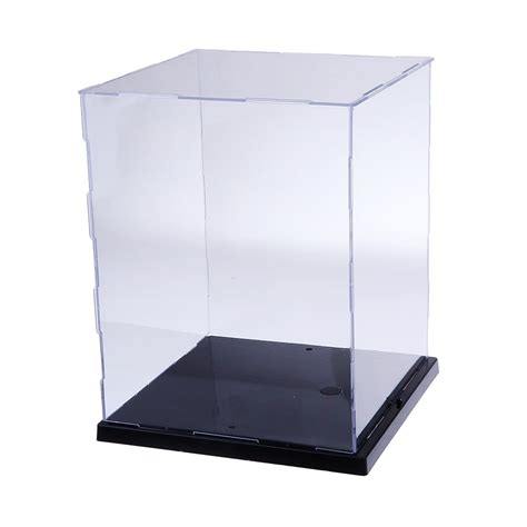 Clear Acrylic Figurine Display Case For Doll Bobblehead Action Figure