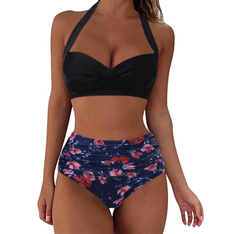 FVWITLYH Bikini Set For Women Women High Waisted Bikini Set Sexy