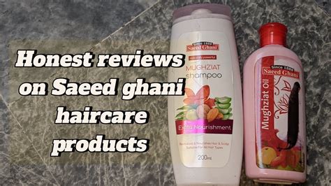 Honest Reviews On Saeed Ghani Hair Oil And Shampoo Saeed Ghani