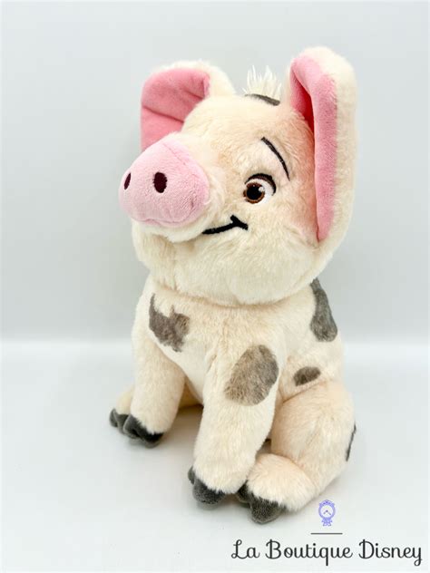 Peluche Pua Cochon Vaiana Disney Pts Blanc Rose Cm Peluches