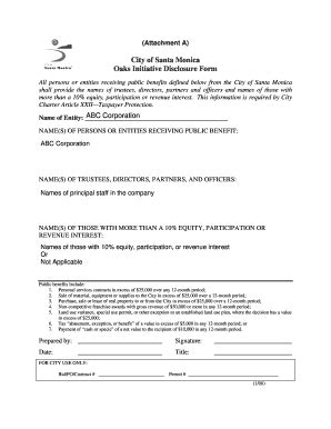 Fillable Online Finance Smgov Oaks Initiative Notice Doc Finance