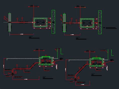 Conexión domiciliaria de agua en AutoCAD CAD 575 04 KB Bibliocad