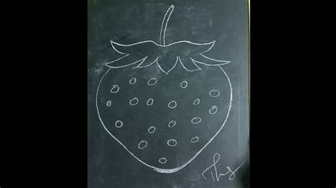 How To Draw A Strawberry Step By Step Easy Drawing Art Drawing