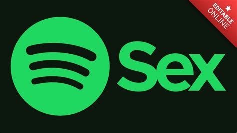 Sex Spotify Logo Text Effect Generator