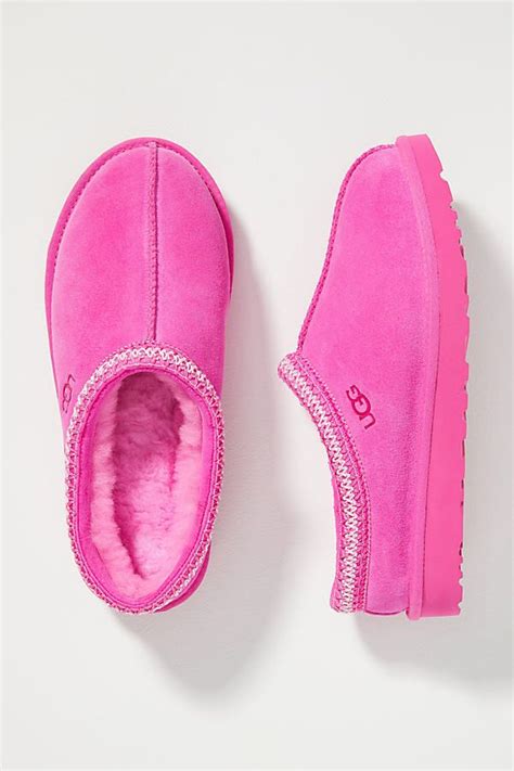 UGG Tasman Slippers Pink Uggs Preppy Shoes Pretty Shoes Sneakers