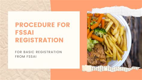 Ppt Procedure Of Fssai Registration For Food Business In Indi