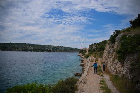 Two Senior Women Walking Down The Road Stock Photo Image Of Rocky