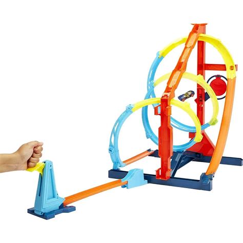 Hot Wheels Track Builder System Corkscrew Twist Kit Track Set