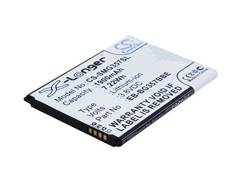 Batterie Pour Samsung Galaxy Ace Lte Sm G Eb Bg Bbe