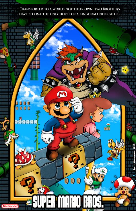 Super Mario Bros Poster By Whittingtonrhett On Deviantart