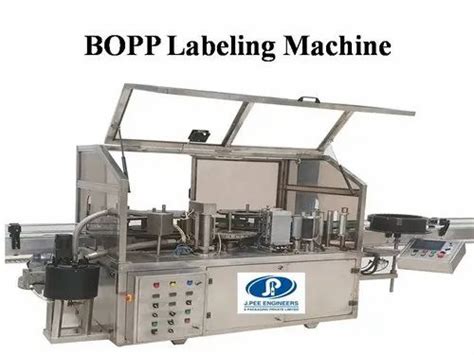 Stainless Steel BOPP Labeling Machine Capacity 90 BPM At Rs 1250000