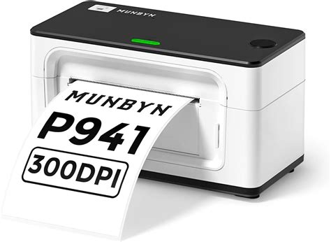 Munbyn Thermal Label Printer 300dpi 4x6 Usb Shipping Label Printer For Shipping Packages Small