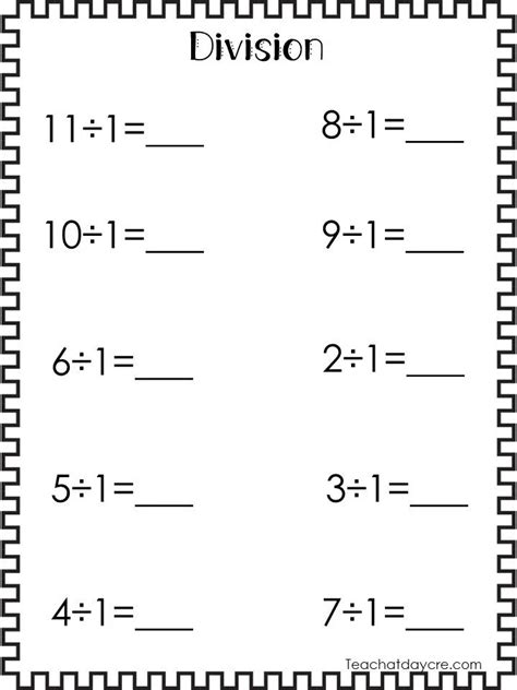 30 Beginning Division Worksheets Worksheets Decoomo