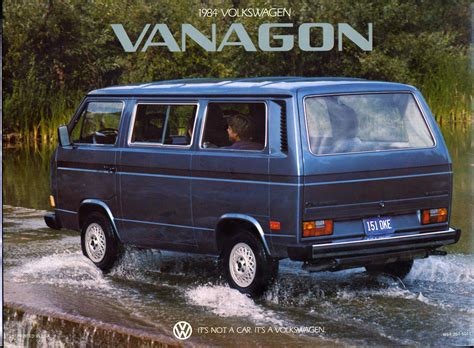 TheSamba VW Archives 1984 VW Vanagon Brochure