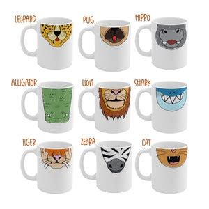 Funny Animal Face Mug Funny Expression Mug, Funny Coffee Mug, Mug Gift ...