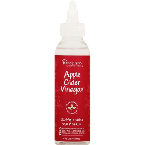 Renpure Scalp Serum Clarify Shine Apple Cider Vinegar Fl Oz