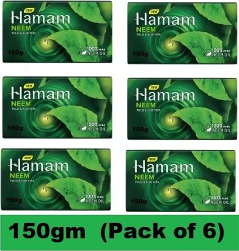 Hamam Neem Tulsi And Aloe Vera Soap 150g Pack Of 6 Price In India