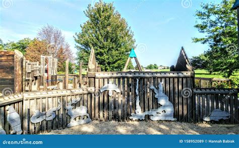 Kid`s Connection Park Caledonia Wisconsin Editorial Stock Image