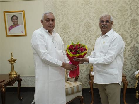 Honorable Speaker Of Bihar Vidhan Parishad Paid A Courtesy Call On His