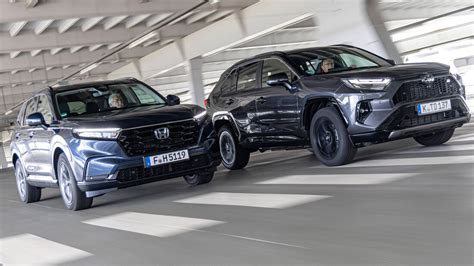 Honda CR V Und Toyota RAV4 Im Test Vollhybrid SUV Im Japan Duell