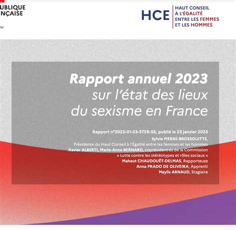 Féministesvscyberh On Twitter Selon Le Rapport Annuel Du Hce Sur L