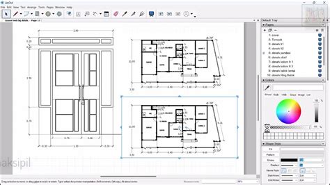 Cara Menggunakan Layout Di Sketchup Youtube