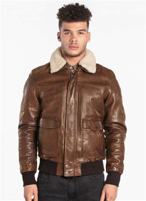 Blouson Aviateur Homme En Cuir Collection Veste En Cuir